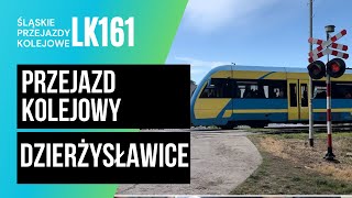 Przejazd Kolejowy Dzierżysławice [upl. by Aihsrop]