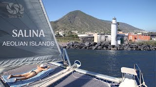 Beautiful Salina Aeolian Islands Sicily  sea tv [upl. by Aydni287]