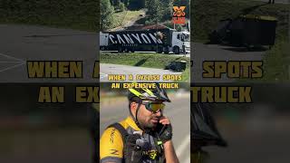 Whena Cyclist Spots a CANYON Truck [upl. by Sivrat]