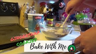 Indulgent Gingersnap Cookie Recipe  Bake With Me  Sykes Fam [upl. by Caasi217]