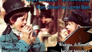 Consider Yourself from Oliver by Lionel Bart Piano Accompaniment [upl. by Alegnasor243]