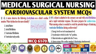 Mosby medical surgical nursing mcq 6170Circulatory system McqsNursing mcqsAIIMS NORCETCHO [upl. by Nnyltak461]