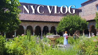 Eng NYC Vlog🗽 뉴욕의 여름🫧 소소한 일상 Nordstrom 쇼핑 헬로키티 Wolf 레스토랑 뉴욕 맛집 트죠 장보기🍑 Met Cloisters garden🪴 [upl. by Novyart223]