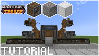 CREATE Iron Farm TUTORIAL No Villagers  Create 1192  tutorial minecraft [upl. by Lledor]