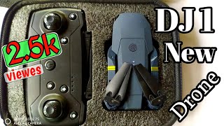 DJ1 WiFi FPV Camera Folding Portable Drone Unboxing  Flyingamp Video Test  বাংলার পথে পথে [upl. by Iana327]