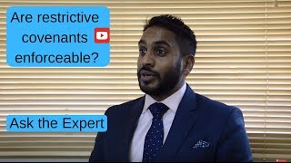 Are restrictive covenants enforceable Ask the Expert [upl. by Eceeryt334]