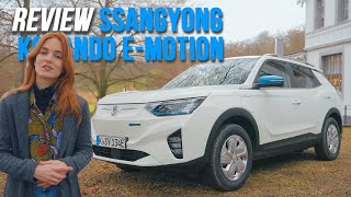 SsangYong Korando eMotion PREVIEW  Eerste elektrisch model van SsangYong getest 2021 [upl. by Rimahs173]