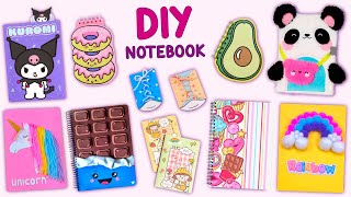 12 DIY NOTEBOOK IDEAS  Handmade Notebooks and Notebook Cover Ideas [upl. by Paulette]