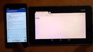 Simple HTTP server running on Android [upl. by Tnarg]