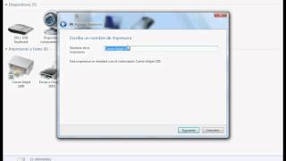 INSTALAR IMPRESORA EN WINDOWS 7 [upl. by Louanne]