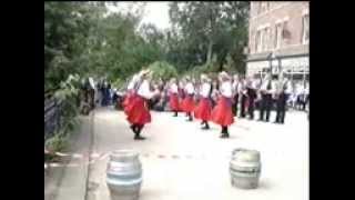 Rivington Morris dance Marsden at Hexham 2007 [upl. by Enyalaj]