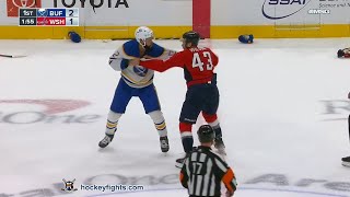 Jordan Greenway vs Tom Wilson Nov 22 2023 [upl. by Kippie]