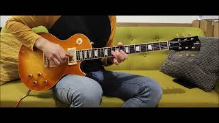 Luthier Germain Lewandowski  Modèle LP 59 Chambered  HoneyBurst [upl. by Ahsineb645]