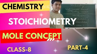 WHAT IS STOICHIOMETRY IN MOLE CONCEPT  CLASS8  IIT FOUNDATION PART4 [upl. by Anoyi174]