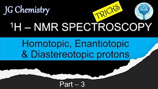 Homotopic Enantiotopic amp Diastereotopic Protons  TRICKS  1HNMR Spectroscopy [upl. by Maxima]