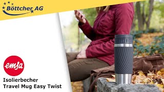 Isolierbecher Emsa Travel Mug Easy Twist 360 ml [upl. by Corine]