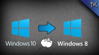 How to downgrade Windows 10 to Windows 812016 [upl. by Sochor497]