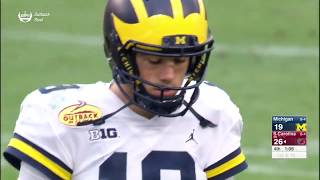 South Carolina vs Michigan Outback Bowl Highlights 2018 [upl. by Gilliam]