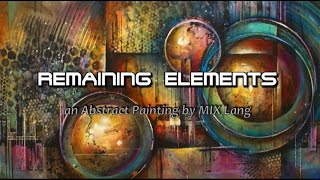 Painting Abstract Design Random Applications Techniques [upl. by Nereil]