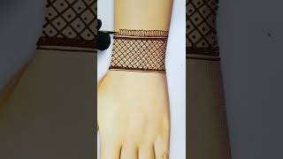 Diwali special Mehndi design Back Hand Simple shorts henna mehndi mehndidesign [upl. by Joshuah613]