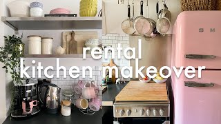 Kitchen Rental Makeover in ONLY 24 hours [upl. by Colene575]