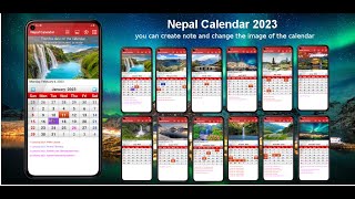 Nepal Calendar 2023  2025 [upl. by Wong]