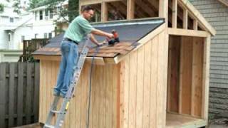 Building a Clerestory Shed Video  Home Plans and More [upl. by Sirmons]