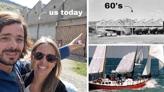 ⛵️ Famous Bernard Moitessiers boat Joshua was BUILT HERE in the French ALPS 🤯 Ep295 [upl. by Crellen807]