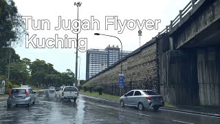 Sarawak Kuching driving to Vivacity Mall from Tun Jugah flyover🚙 [upl. by Aytnahs]