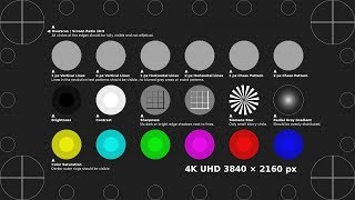 4K UltraHD Test Pattern [upl. by Vipul822]