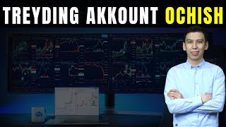 Tradingviewda Akkount Ochish  1 Dars [upl. by Aneeras635]