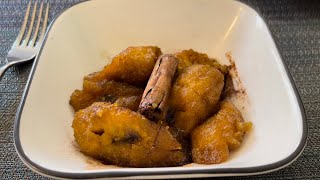 Amarillos en Almibar Plantains with Homemade Puerto Rican Syrup [upl. by Anitsej]