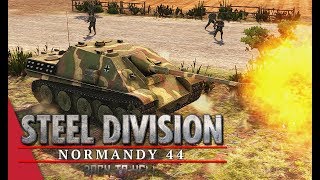 Operation Bluecoat Steel Division Normandy 44 Gameplay Caumont lÉventé Historical [upl. by Hcaz]