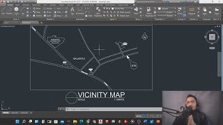 CAD Exercise  Creating Vicinity Map Taglish [upl. by Cichocki]