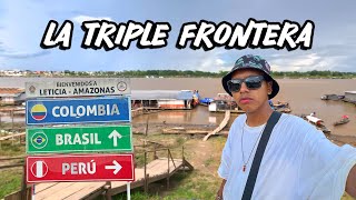 Viajé hasta la triple frontera de Perú Brasil y Colombia 🇨🇴🇧🇷🇵🇪 [upl. by Ecirtam176]