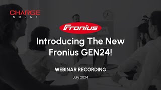 Introducing Fronius GEN24 [upl. by Arotahs]