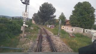 Aix en Provence à Manosque ligne Marseille Briançon Cab drive SNCF en cabine XTER X72500 [upl. by Baxy709]