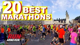 Best Marathons top 20 list [upl. by Nomihs856]