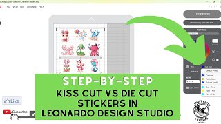 How to Setup a Kiss Cut vs Die Cut on Stickers for Siser Juliet amp Romeo [upl. by Farhi]