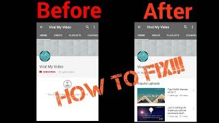 quotThe Channel doesnt have any contentquot How to fixBy Viral My Video [upl. by Ameg]