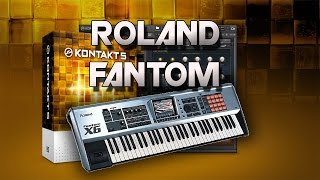 LIBRERIA DE ROLAND FANTOM PARA KONTAKT [upl. by Ob348]