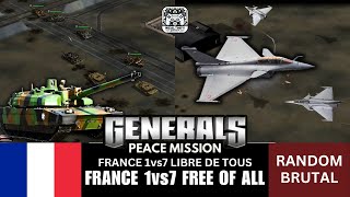 FRANCE 1vs7 Free of All  GENERALS PEACE MISSION [upl. by Fatma]