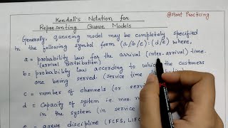 Kendalls Notation in Queueing Theory  Operation Research in hindi [upl. by Pietje]