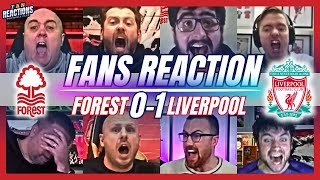 INSANE LIVERPOOL FANS REACTION TO LATE WINNER amp FULL TIME WHISTLE AGAINST NOTTINGHAM FOREST [upl. by Radbun]