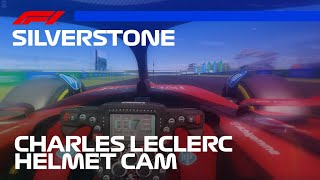 Charles Leclerc Helmet Cam at Silverstone  2024 British GP  Formula 1 Helmet Cam [upl. by Kristie356]