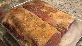 HOW TO MAKE PORK LOIN ROAST IN THE OVEN [upl. by Papagena416]