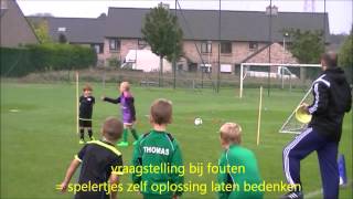 U6 dribbelvoetbal training [upl. by Amlas]