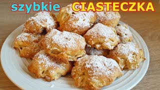 Ekspresowe ciasteczka maślane do kawy 👌 z jabłkami bez wałkowania  włoski przepis Apple Cookies [upl. by Nirrad487]