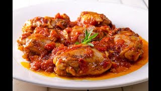 Tomato and Garlic Braised Chicken Thighs [upl. by Emmett]