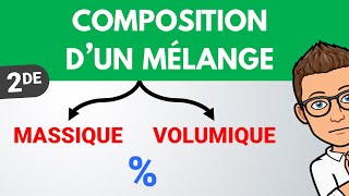 Composition massique et volumique dun mélange  Seconde  Chimie [upl. by Ettennig664]